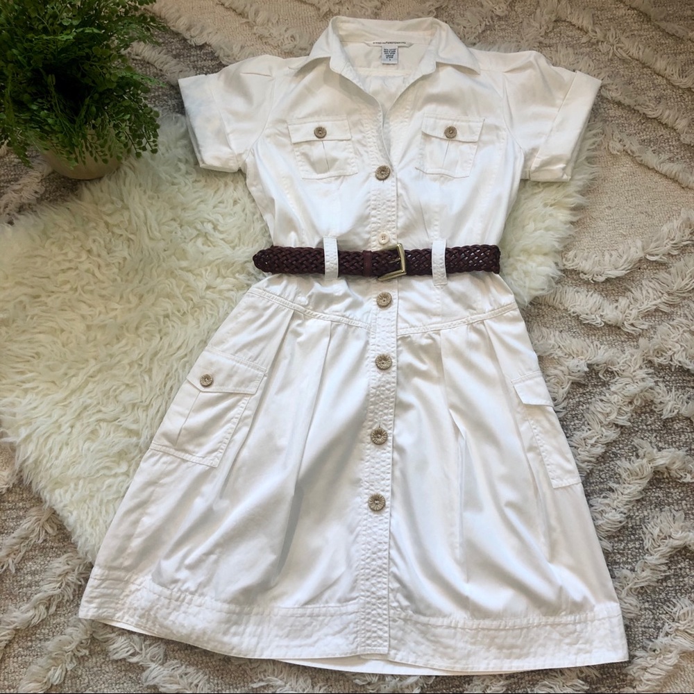 VINTAGE DIANE VON FURSTENBERG Tirina Safari Dress